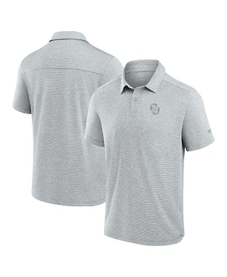Fanatics Men's Gray Oklahoma Sooners Performance Polo Shirt