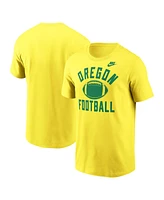 Nike Men's Yellow Oregon Ducks Legacy Football Icon T-Shirt