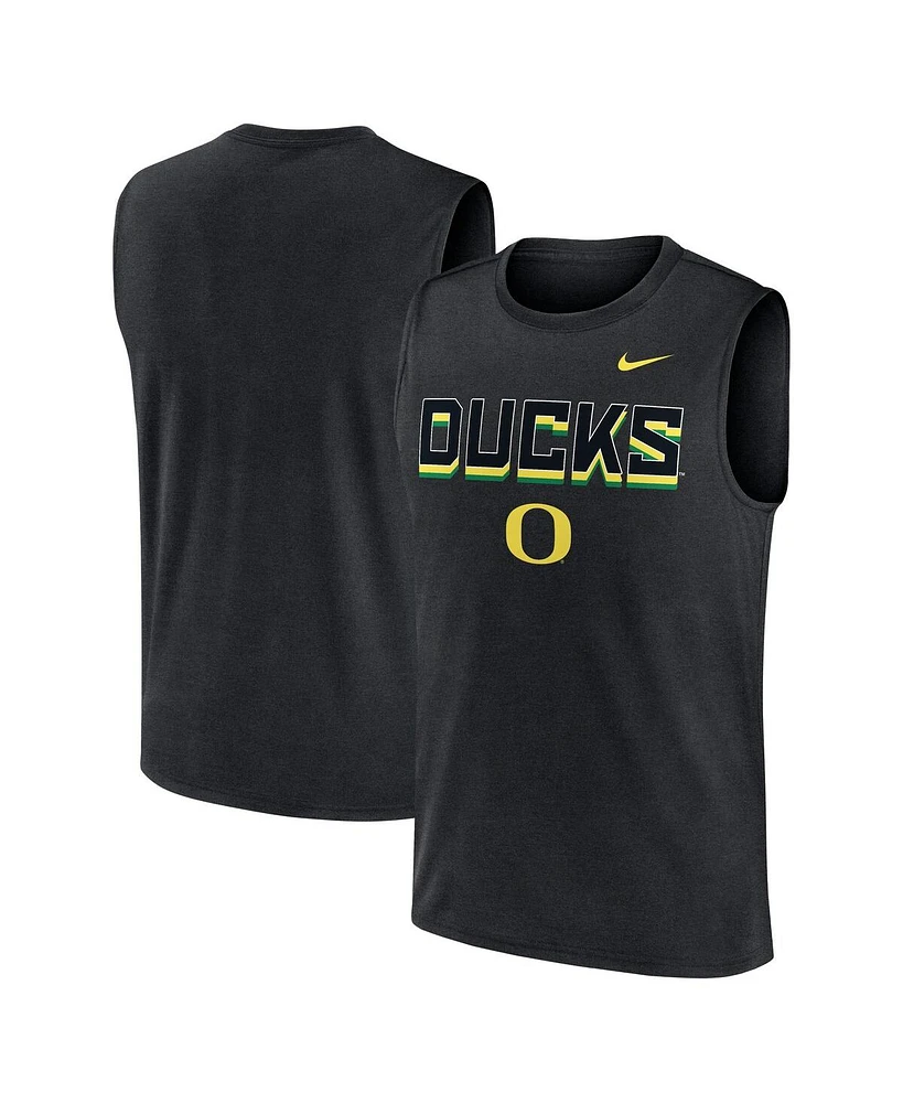 Nike Men's Oregon Ducks Primetime Tricode Legend Performance Tank Top