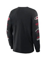 Fanatics Men's Black Carolina Hurricanes Boxed Legacy Long Sleeve T-Shirt