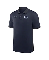 Nike Men's Navy Penn State Nittany Lions 2025 Early Season Coaches Sideline Victory Stripe Performance Polo Shirt