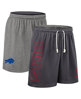 Nike Men's Gray Buffalo Bills Sideline Reversible Performance Shorts