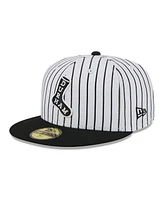 New Era Men's White Durham Bulls Theme Nights 59FIFTY Fitted Hat