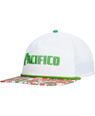 Lids Men's White Pacifico Beer Rope Floral Golfer Hat