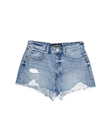 blue revival Women's Adeline High-Waisted Denim Shorts