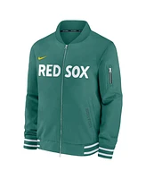 Nike Men's Green Boston Red Sox 2025 City Connect Authentic Collection Full-Zip Bomber Jacket
