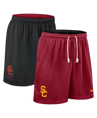 Nike Men's Cardinal/Black Usc Trojans 2025 Sideline Reversible Performance Shorts