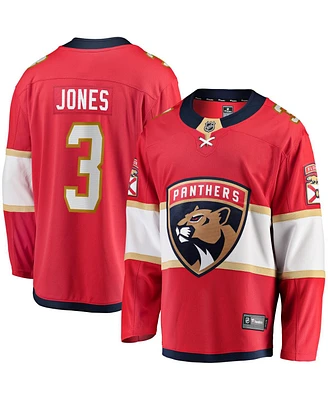 Fanatics Men's Seth Jones Red Florida Panthers Home Breakaway Jersey