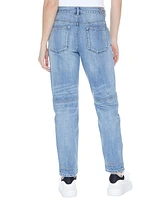 blue revival Women's High Rise Utility Jeans