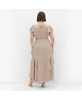 City Chic Plus Size Flirty Jen Maxi Dress