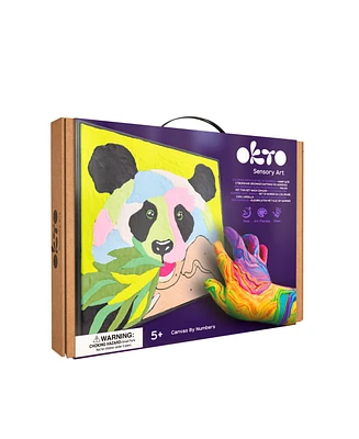 Okto Clay-by-Numbers Kit – "Panda" (11.4" x 11.4")
