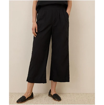 Pact Women's Organic Cotton Canopy Linen Blend Pleated Trouser