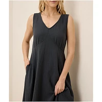 Pact Women's Organic Cotton Coastal Double Gauze Beach To Brunch Dress