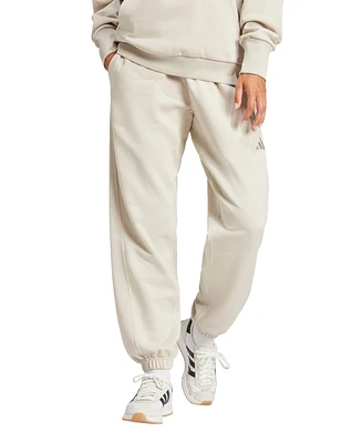 adidas Women's All Szn Fleece Elastic Waistband Pants