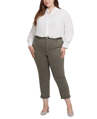 Nydj Plus Margot Girlfriend Pull On Jeans
