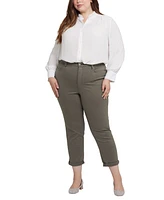 Nydj Plus Margot Girlfriend Pull On Jeans