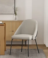 Manhattan Comfort 34.3" Faux Leather Gracie Dining Chair