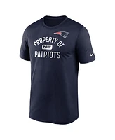 Nike Men's Navy New England Patriots Legend Property Of Performance T-Shirt