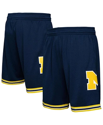 Mitchell & Ness Men's Navy Michigan Wolverines 1991/92 Road Swingman Shorts