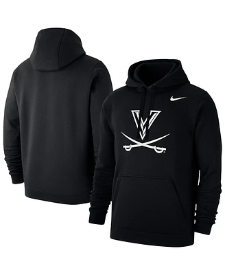 Nike Men's Black Virginia Cavaliers Primary Club Fleece Pullover Hoodie
