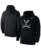 Nike Men's Black Virginia Cavaliers Primary Club Fleece Pullover Hoodie
