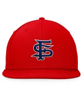 Top of the World Men's Red Fresno State Bulldogs Fundamental Snapback Hat