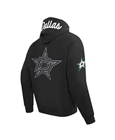 Pro Standard Men's Black Dallas Stars Paint the City Pullover Hoodie Sweatshirt