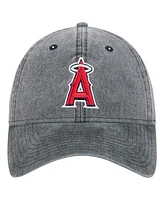 New Era Men's Black Los Angeles Angels Rugged Team 9TWENTY Adjustable Hat