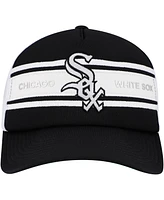 Mitchell & Ness Men's Black Chicago White Sox Sideline Trucker Adjustable Hat