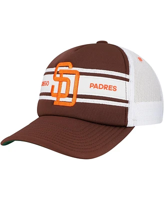 Mitchell & Ness Men's Brown San Diego Padres Sideline Trucker Adjustable Hat