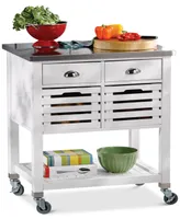 Robbin Kitchen Cart, White