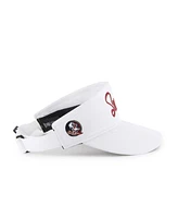 '47 Brand Men's White Florida State Seminoles Melbourne Brrr Adjustable Visor Hat
