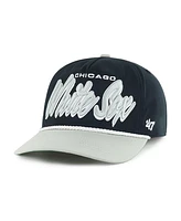 '47 Brand Men's Black Chicago White Sox Drop Shadow Rope Hitch Adjustable Hat