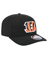 New Era Men's Black Cincinnati Bengals 9SEVENTY Stretch-Snap Hat