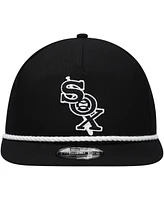 New Era Men's Black Chicago White Sox Golfer Snapback Hat