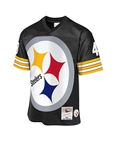 Mitchell & Ness Big Boys and Girls Troy Polamalu Black Pittsburgh Steelers 2005 Throwback Fashion Jersey