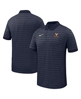 Nike Men's Navy Virginia Cavaliers 2025 Early Season Coaches Sideline Victory Stripe Performance Polo Shirt