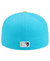 New Era Men's Light Blue Charleston RiverDogs Copa de la Diversion 59FIFTY Fitted Hat