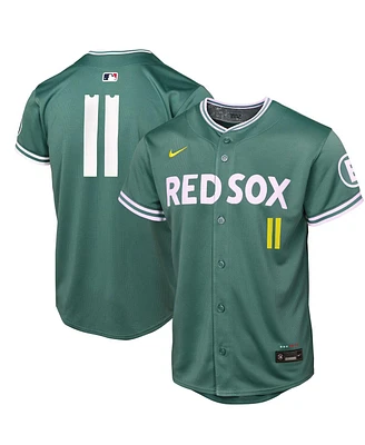 Nike Big Boys and Girls Rafael Devers Green Boston Red Sox 2025 City Connect Limited Player Jersey