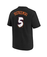 Nike Big Boys and Girls Mike Yastrzemski Black San Francisco Giants Fuse City Connect Name Number T-Shirt