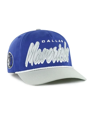 '47 Men's Blue/Gray Dallas Mavericks Drop shadow Rope Hitch Adjustable Hat