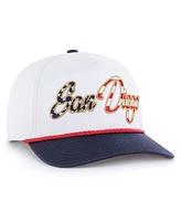 '47 Brand Men's White San Diego Padres Patriotic Overhand Hitch Adjustable Hat