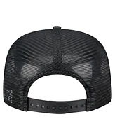 New Era Men's Black Athletics Gummy Golfer Trucker Adjustable Hat