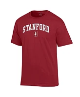 Champion Men's Cardinal Stanford Cardinal Arch Over Logo T-Shirt