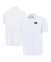 Antigua Men's White Georgia Bulldogs Era Polo Shirt