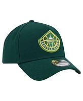 New Era Men's Green Seattle Storm Core Logo A-Frame 9FORTY Adjustable Hat