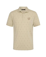 Levelwear Men's Cream Washington Nationals Vision Polo Shirt