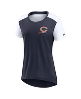 Nike Women's Navy Chicago Bears Performance Fashion T-Shirt