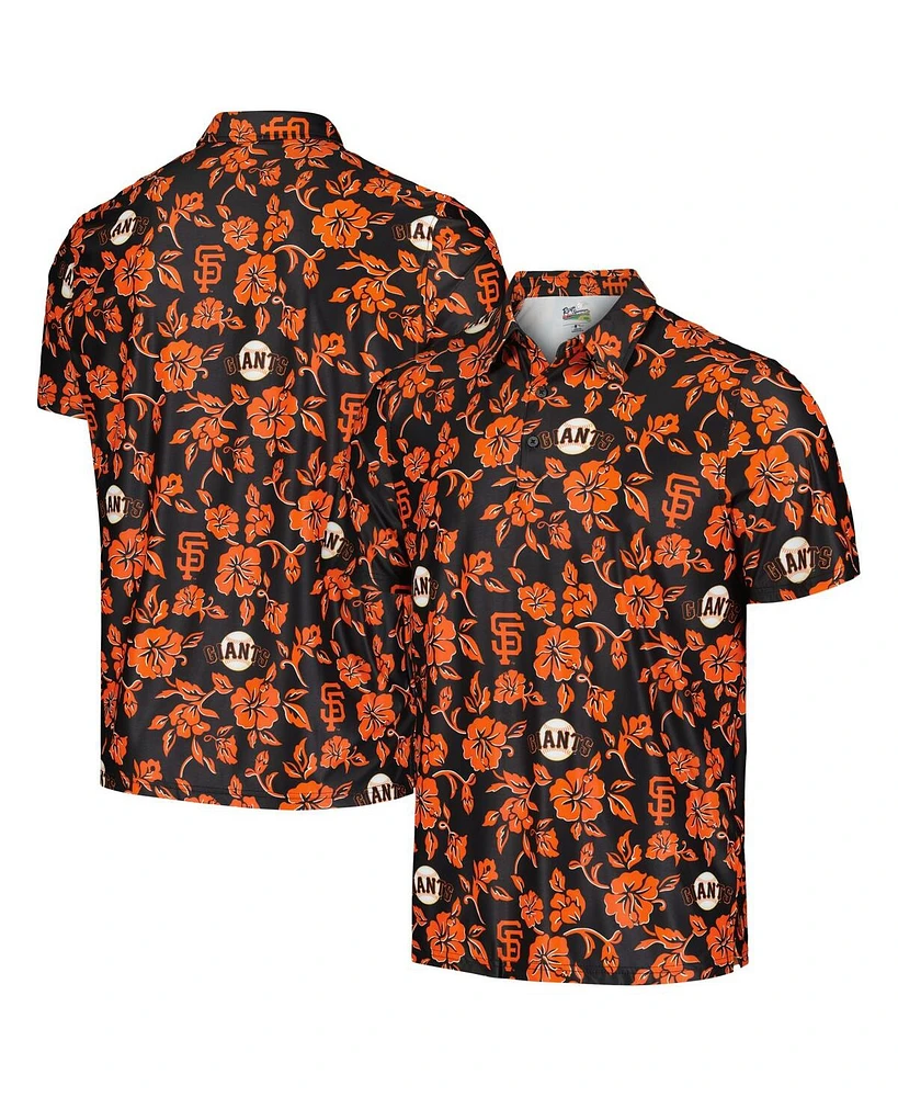 Reyn Spooner Men's Black San Francisco Giants Pua Performance Polo Shirt