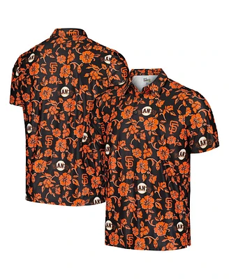 Reyn Spooner Men's Black San Francisco Giants Pua Performance Polo Shirt